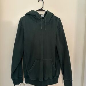 J. Crew Heritage 14 oz. Fleece Hoodie, Dark Forest, Large